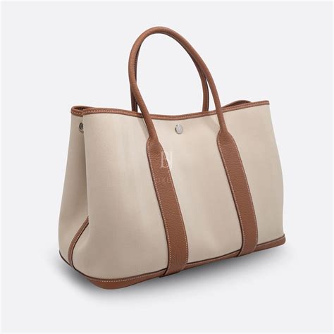 hermes garden party wool tote|Hermes garden party 36 canvas.